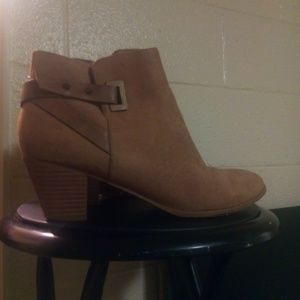 Tan booties